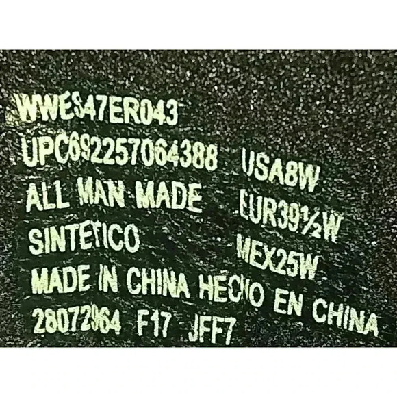 EARTH SPIRIT Women's Ankle Boot Black Faux Leather Size 8W - Picture 7 of 7